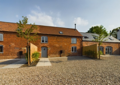 Restored Shropshire agricultural buildings turned luxury barns on the market